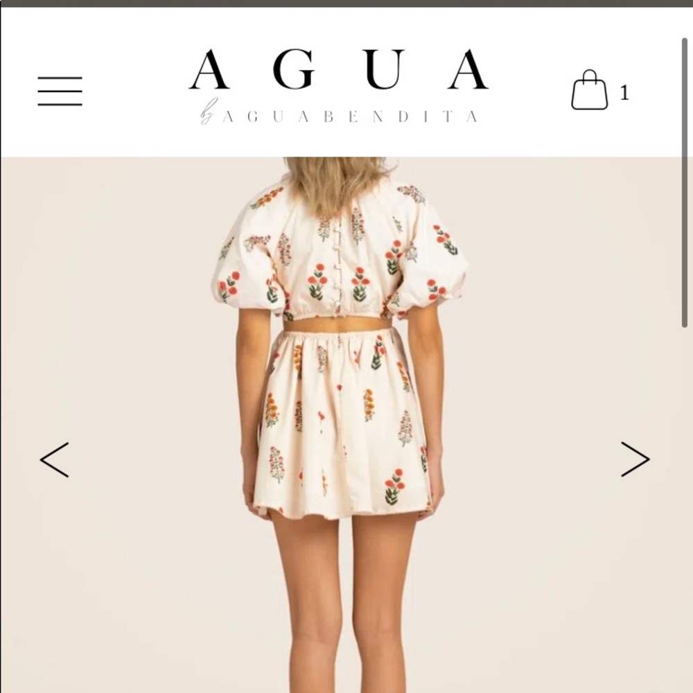 ISO. LAUREL DAHLIA IVORY MINI DRESS - Picture 3 of 3